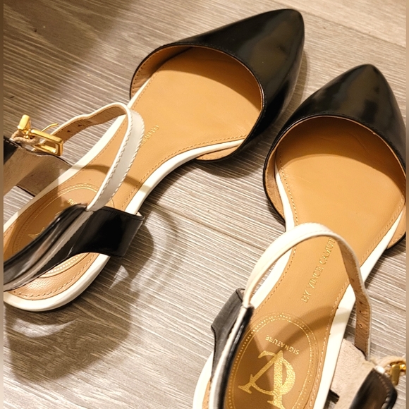 Vince Camuto | Leather | Ankle-Strap | Pointed-Toe | Sandals | Size 6M - Picture 5 of 12